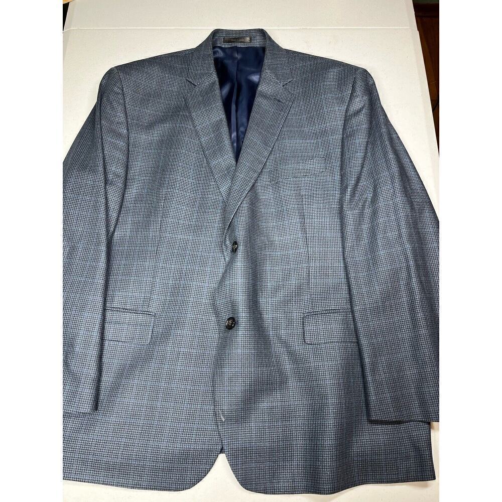 Lauren Ralph Lauren Wool Silk Blend Button Front Suit Coat Blazer Mens 44S